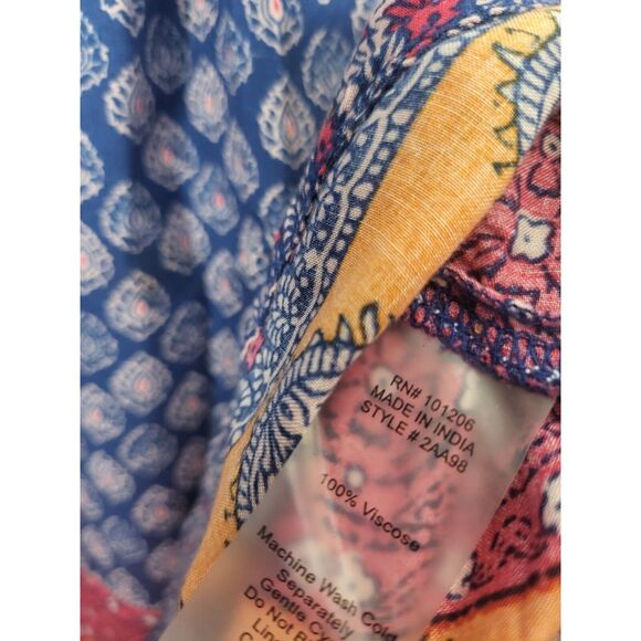 Soft Surroundings Blouse L Womens Light Weight Long Sleeve V Neck Pullover - Picture 7 of 11